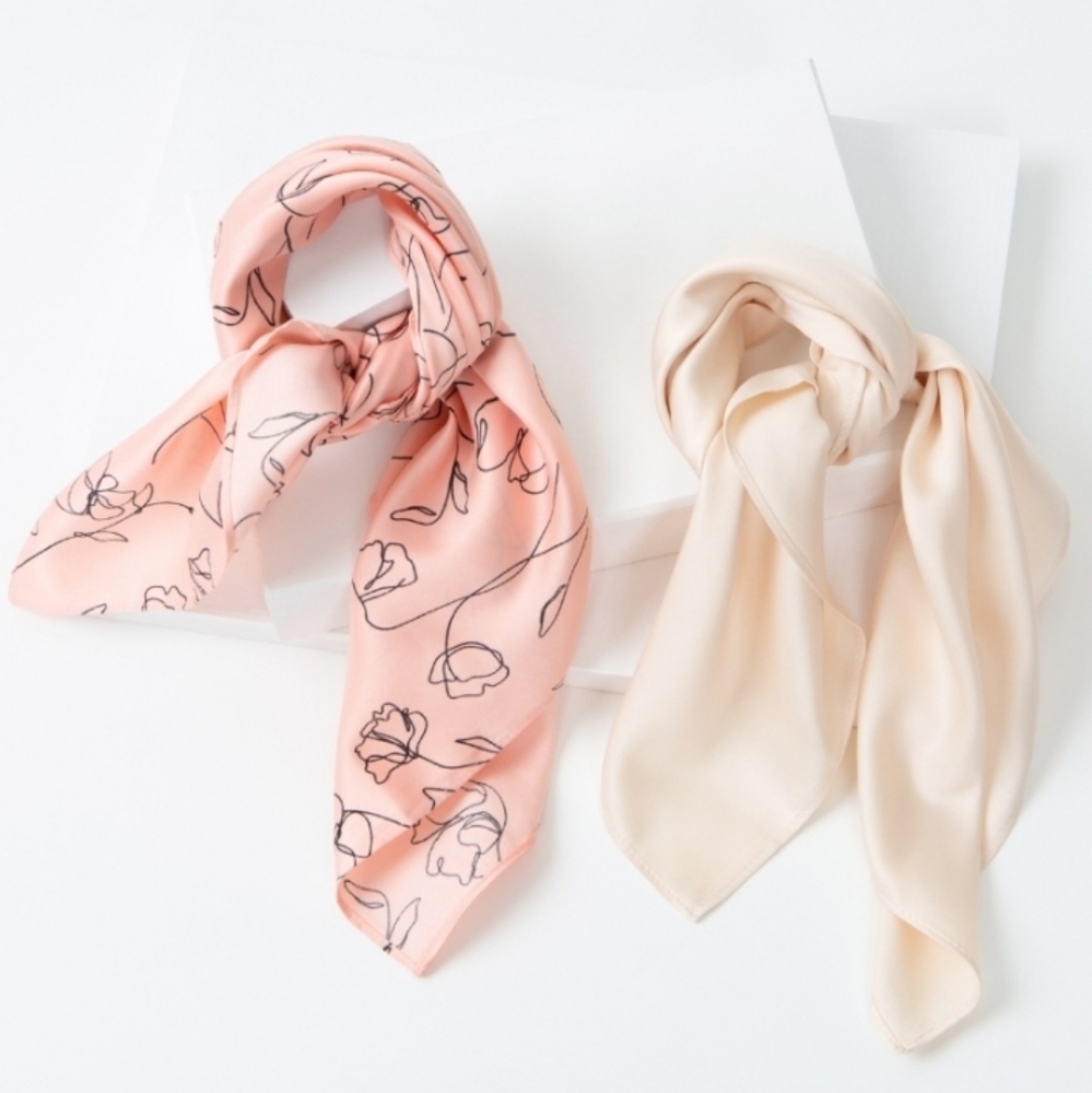 Lark & Ives head scarfs.